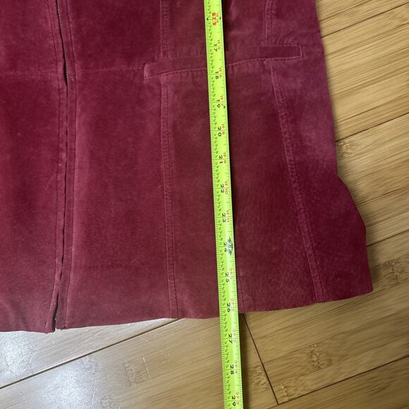 Woman's Dusty Rose Washable Suede Blazer Cottagecore Western Americana Chic LG - Picture 5 of 8